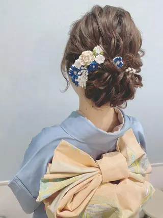 ロング ヘアアレンジ 大阪/ヘアアレンジ /似合わせset💐のヘアスタイル