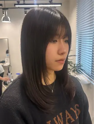 セミロング 韓国ヘア🇰🇷 HINAのマツエク・マツパデザイン