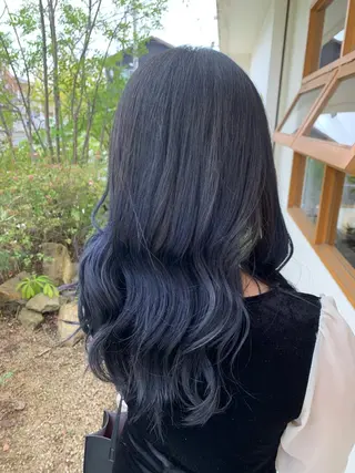 セミロング カラー 山本 知佳のヘアスタイル