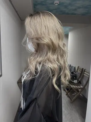 カラー ヘアアレンジ 松井那津子 /ハイライトブリーチのヘアスタイル