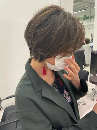 ショート カラー ヘアアレンジ 【代表】 たき〜のヘアスタイル