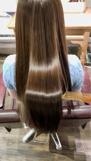 カラー ✨ブリーチなしカラー ×髪質改善✨松村 潤のヘアスタイル