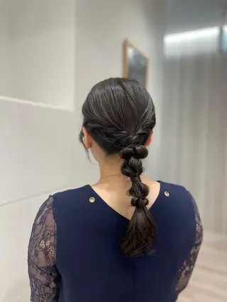 ロング 下村 和香奈のヘアスタイル