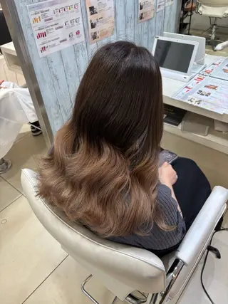 ロング カラー 🌸暖色髪質改善 MEI🌸のヘアスタイル