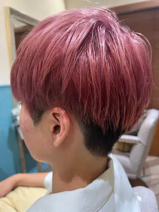 カラー メンズ 城 梨音のヘアスタイル