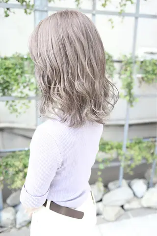 ミディアム 髪質改善酸性縮毛矯正 酸性ストレート◎鈴木のヘアスタイル