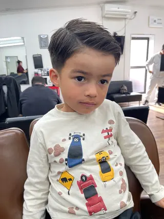 ショート メンズ 女性理容師 黒岩　さちのヘアスタイル