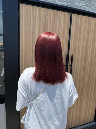 カラー 福島 果音のヘアスタイル