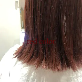 ミディアム カラー 🌷ショートレイヤー ヘッドスパ🌷鈴木のヘアスタイル