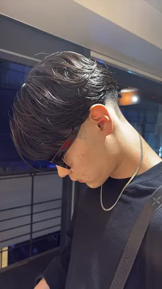 ショート パーマ メンズ fifth神宮前 たつやのヘアスタイル