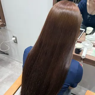 ロング ルナ🫐縮毛矯正 🫐髪質改善のヘアスタイル