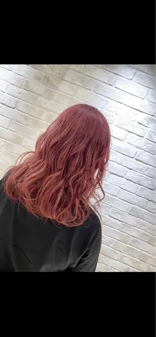 セミロング カラー 大場 友稀のヘアスタイル