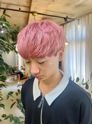 カラー メンズ 中井 一葉のヘアスタイル