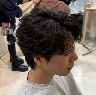 パーマ メンズ メンズパーマ美容師 りゅうせいのヘアスタイル