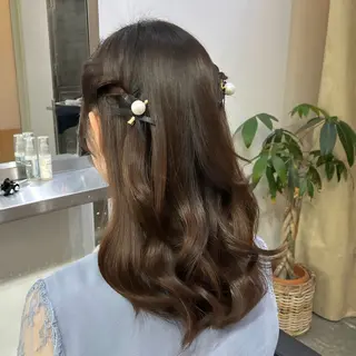 ロング ヘアアレンジ 早朝セット☀️ レイヤー/Momoのヘアスタイル