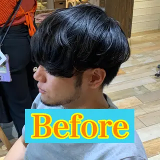 ショート パーマ メンズ メンズパーマ&メンズ 縮毛矯正/平野/渋谷のヘアスタイル