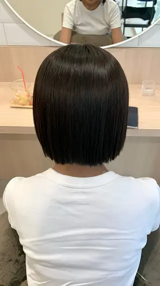 カラー 田中 怜菜のヘアスタイル