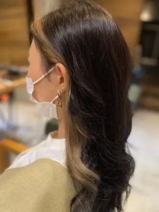 ロング カラー glowm店長 加藤翔太のヘアスタイル