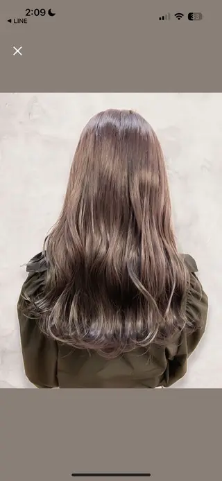 セミロング センター南　髪質改善 大引　優のヘアスタイル