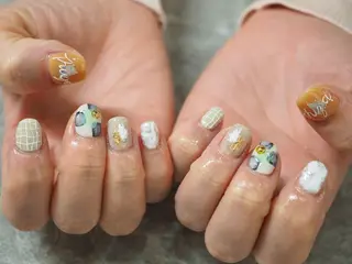 ネイル glaNje 福光のネイルデザイン