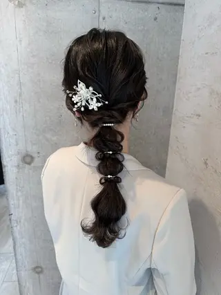 ロング ヘアアレンジ 🎀ヘアセット/艶髪 /はやしほのか🎀のヘアスタイル