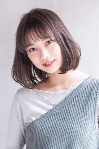 ミディアム カラー ヘアアレンジ 山崎 澪 レイヤーカット/大宮のヘアスタイル