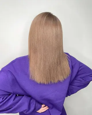 ミディアム カラー 🔗透明感カラー🔗 エクステ✂️はるちかのヘアスタイル