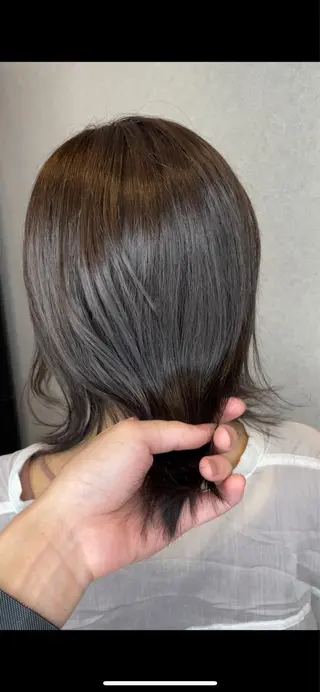 ミディアム 鵜飼 真伍のヘアスタイル