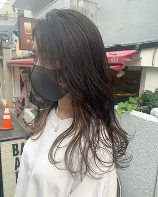 ミディアム カラー ヘアアレンジ 憧れの艶ハイトーンへ 🌙サイダサキのヘアスタイル