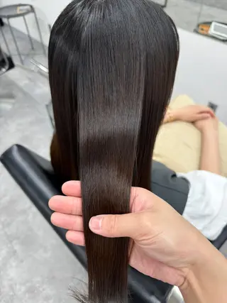 セミロング 髪質改善メニュー 長井 美佐子のヘアスタイル