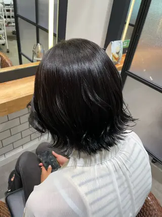 ミディアム カラー ヘアアレンジ 暖色カラー🤎Red Neo meiのヘアスタイル