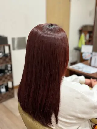 ロング カラー 山田 梓のヘアスタイル