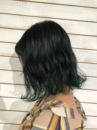 ミディアム カラー 🧡艶髪ちゅるん髪 🫧🧡YUKI❄️のヘアスタイル