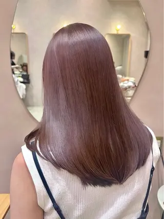 ミディアム カラー 越後 遥/ 透明感カラー🪞🤍のヘアスタイル