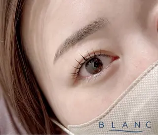 アイブロウ Blanc inaのマツエク・マツパデザイン