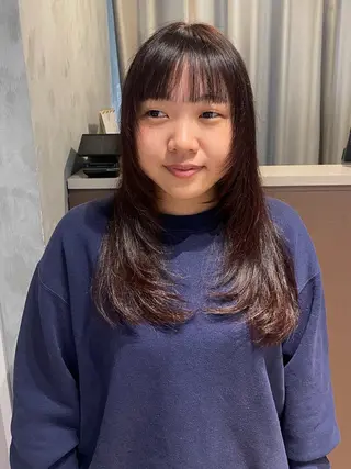 ロング 阪倉 美玲のヘアスタイル