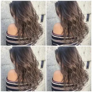 ロング カラー パーマ ヘアアレンジ メンズ キッズ ネイル マツエク・マツパ レイヤー/顔周り 韓国ヘア森田和貴のヘアスタイル