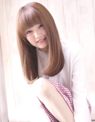 ロング 浜田 敦史のヘアスタイル