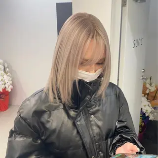 ミディアム カラー パーマ ヘアアレンジ メンズ キッズ ネイル マツエク・マツパ アイブロウ エクステモデル募集 💗大阪梅田/川上のヘアスタイル