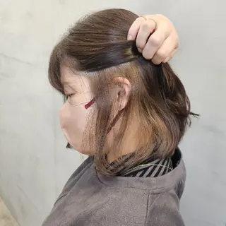 ショート カラー メンズ ☀️ボブスタイル特化 大山あさひ☀️のヘアスタイル