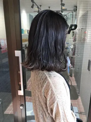 セミロング カラー 🤍2nd🤍田所 美希のヘアスタイル