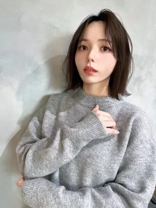 ミディアム カラー 髪質改善 の達人/杉原碧仁のヘアスタイル