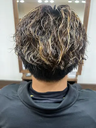 パーマ メンズ joliefille 高石店☘️熊澤丈将のヘアスタイル