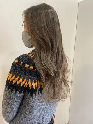 ロング ボブ/透明感カラー 🧸YUI❤️のヘアスタイル