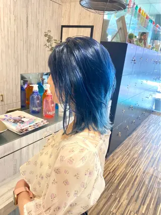 ミディアム EARTH 寺本尚生のヘアスタイル