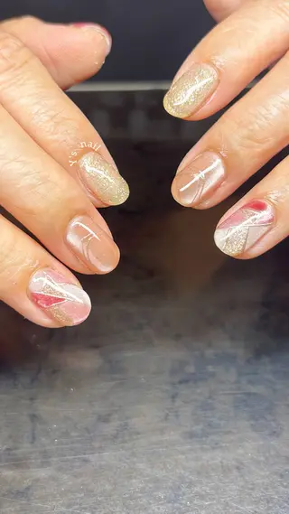 ネイル 手書きが得意🖌️ Y’s  nailのネイルデザイン