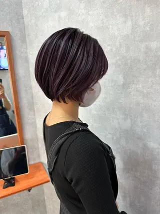 ショート モテ髪/ボブ/ショー ト/アダチフウトのヘアスタイル
