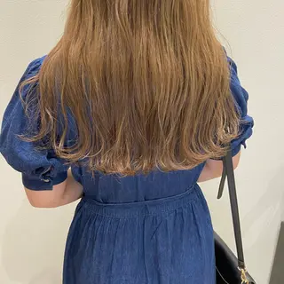 ロング カラー 🚀MOEKA ᵕ̈ ハイトーン💫のヘアスタイル