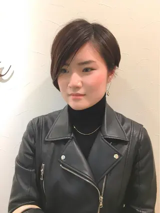 ショート As hair所属・柔らか垢抜けｶﾗｰと ｶｯﾄ🫧ASUKAのヘアスタイル