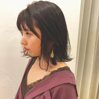 ミディアム カラー 🟩白髪ぼかし/ボブ /ショートヘア/大司のヘアスタイル